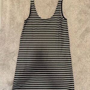 Madewell stripped cotton dress